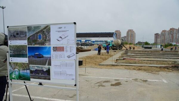 Строительство первого общедоступного спортивного зала из модульных конструкций в Хабаровском крае