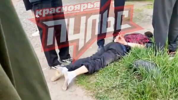 Задержание мужчины, оказавшего сопротивление сотрудникам ДПС в Красноярске