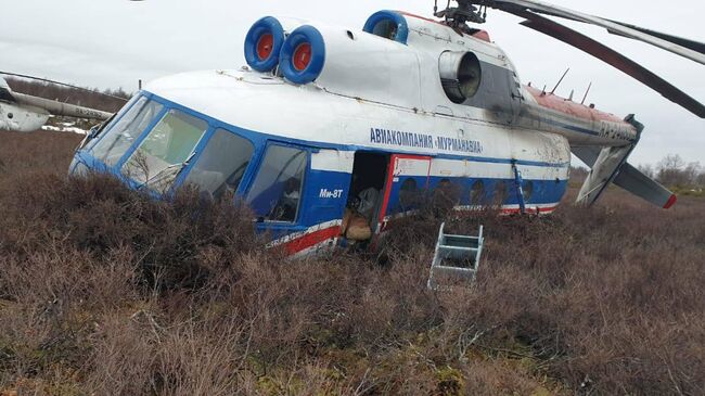 Жесткая посадка Ми-8 в Мурманской области