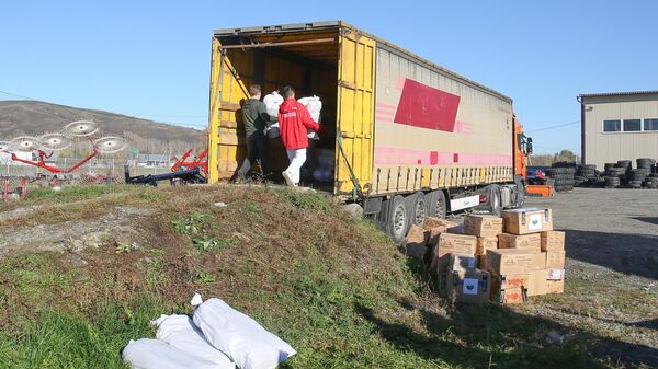 Три фуры гуманитарной помощи отправляет Республика Алтай участникам спецоперации