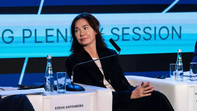 Глава департамента музеев и внешних связей министерства культуры РФ Елена Харламова