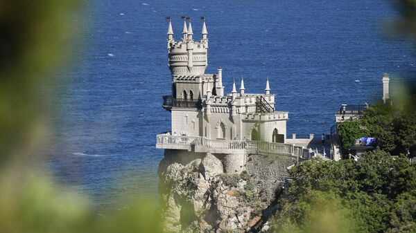 Замок Ласточкино гнездо в поселке Гаспра в Крыму Крыма