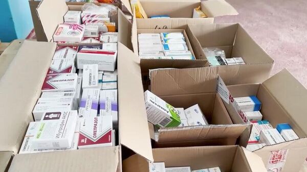 Лекарственные средства, отправленные в зону СВО военнослужащим из Кабардино-Балкарии