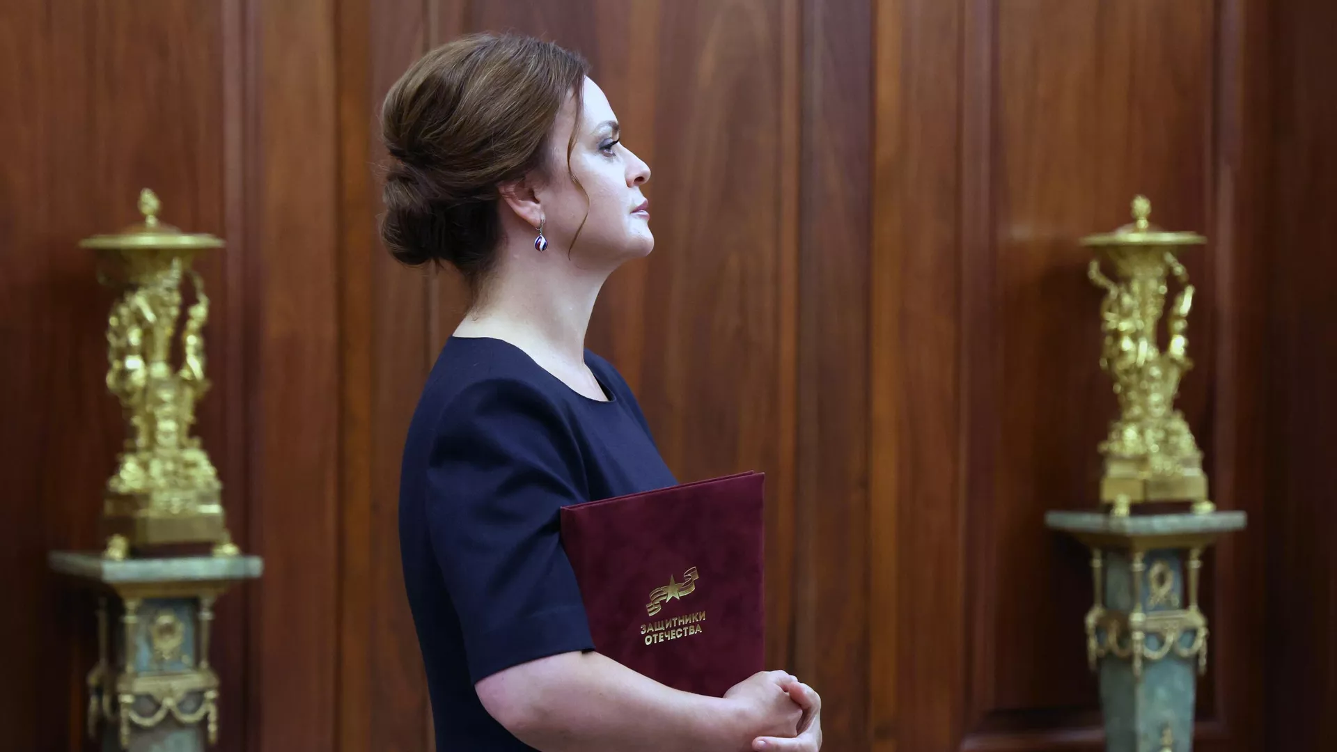 Руководитель фонда Защитники Отечества Анна Цивилева во время встречи с президентом РФ Владимиром Путиным - РИА Новости, 1920, 01.06.2024