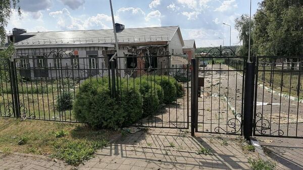 Последствия обстрела со стороны ВСУ в селе Муром Шебекинского городского округа