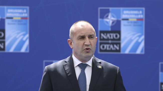 Президент Болгарии Румен Радев на саммите НАТО в Брюсселе