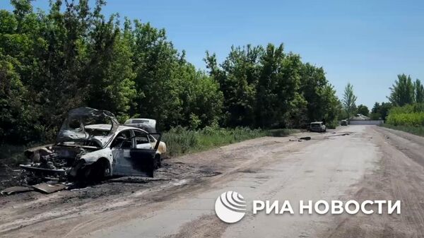 Дорога смерти в Донецке. ВСУ бьют беспилотниками по гражданским