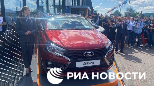Презентация новой модели Lada Iskra на ПМЭФ-2024