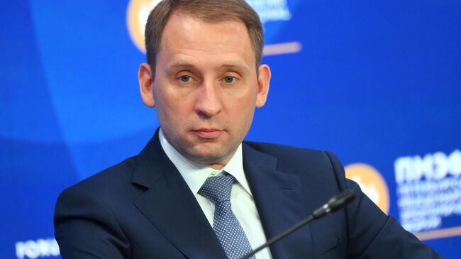 Министр природных ресурсов и экологии Российской Федерации Александр Козлов на ПМЭФ-2024