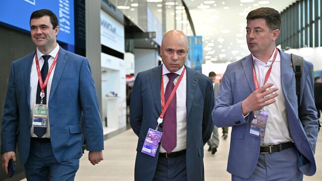 Губернатор Липецкой области Игорь Артамонов на ПМЭФ-2024