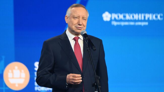 Губернатор Санкт-Петербурга Александр Беглов на ПМЭФ-2024