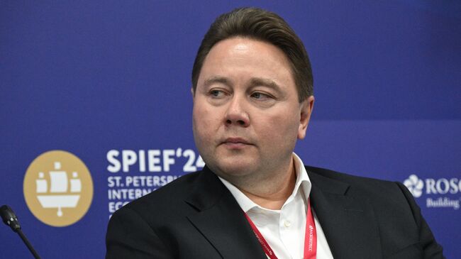 Председатель правления концерна Русич Александр Ванчура на ПМЭФ-2024