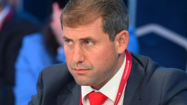 Лидер оппозиционного в Молдавии политического блока Победа Илан Шор на ПМЭФ-2024