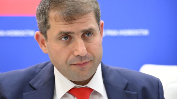Лидер оппозиционного в Молдавии политического блока Победа Илан Шор на ПМЭФ-2024