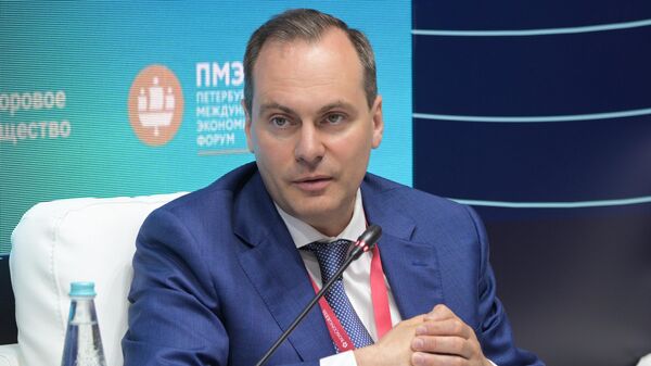 Глава Республики Мордовия Артем Здунов на ПМЭФ-2024