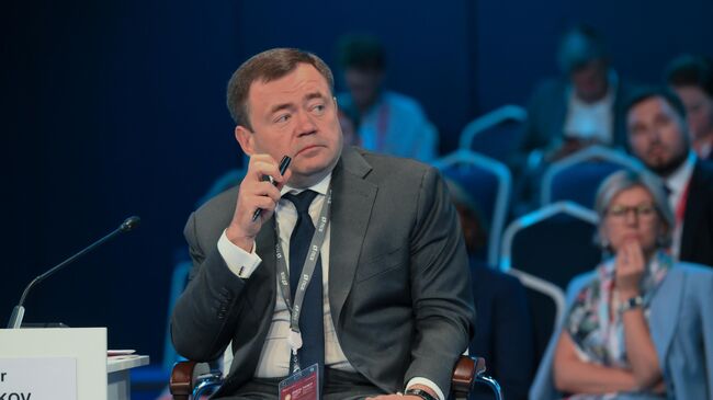 Председатель ПСБ Петр Фрадков на ПМЭФ-2024