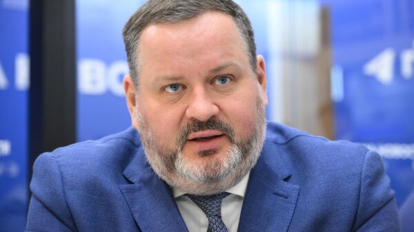 Министр труда и социальной защиты РФ Антон Котяков на ПМЭФ-2024
