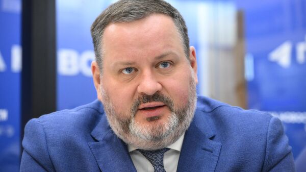 Министр труда и социальной защиты Российской Федерации Антон Котяков на ПМЭФ-2024