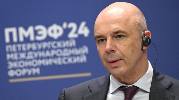 Министр финансов Российской Федерации Антон Силуанов на ПМЭФ-2024