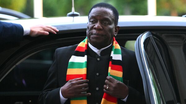 Президент Республики Зимбабве Эммерсон Мнангагва