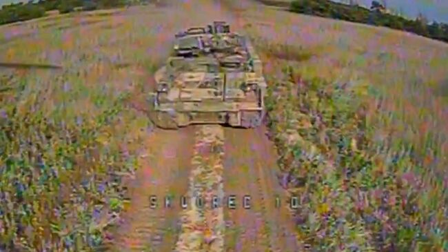 Уничтожение танка Abrams и БМП Bradley на авдеевском направлении