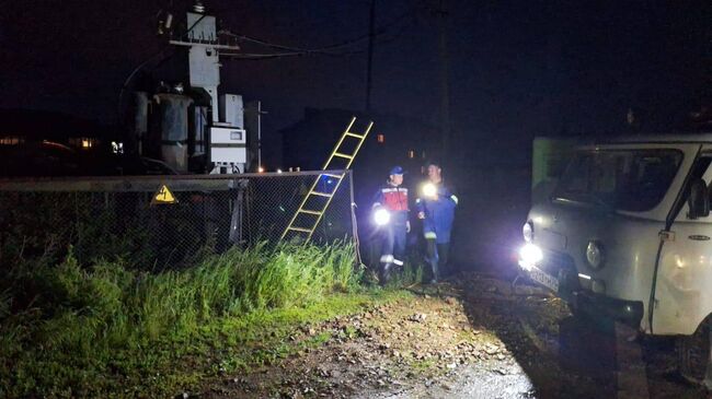 Восстановление электроснабжения в поселке Субутак в Агаповском районе Челябинской области. 8 июня 2024