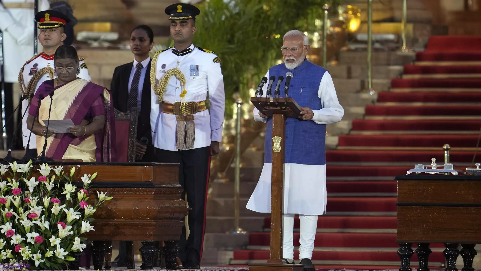 Нарендра Моди третий раз подряд стал премьером Индии