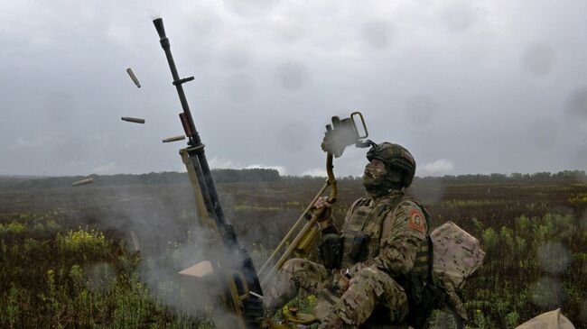 Военнослужащий ВС РФ в зоне СВО