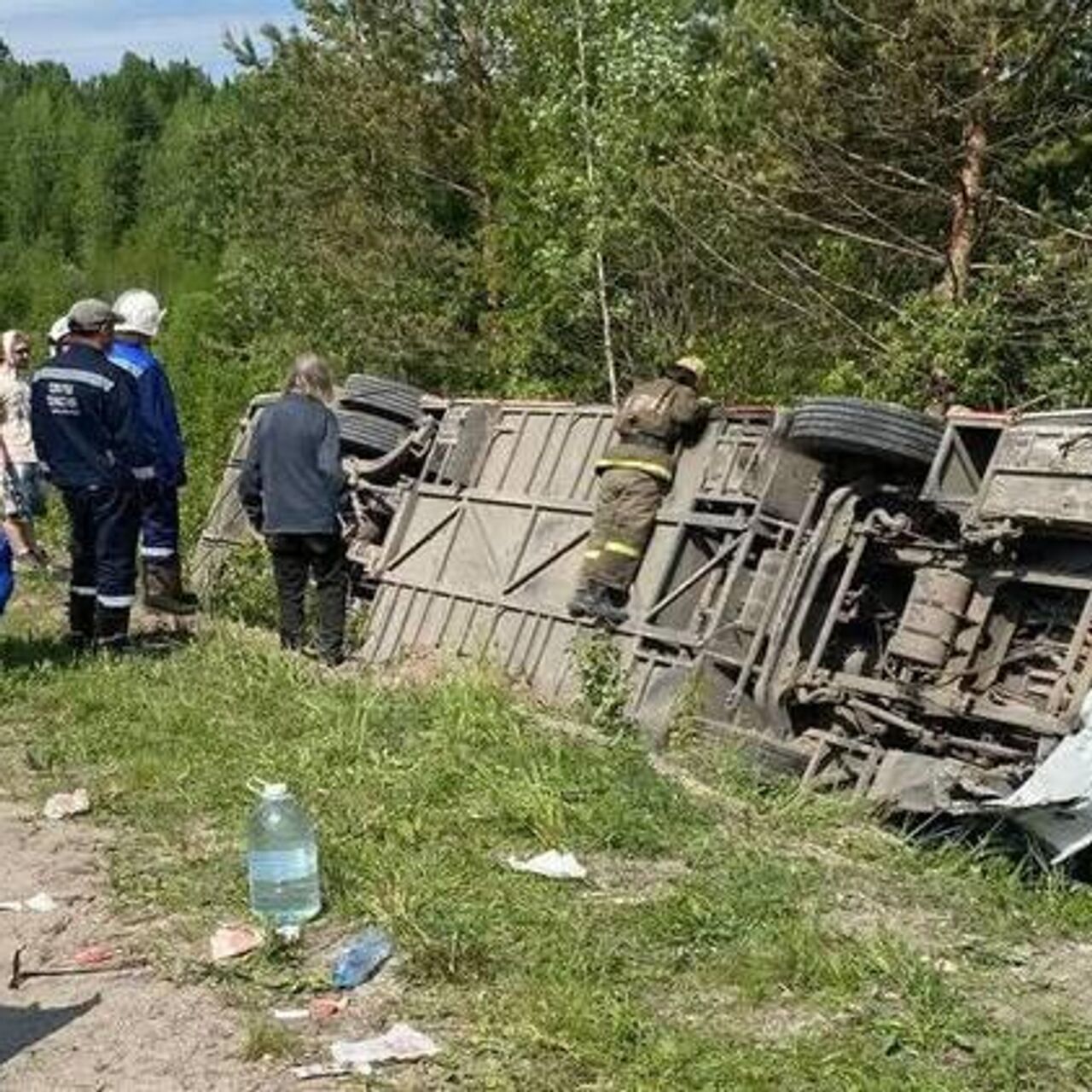 В Пермском крае в ДТП с автобусом пострадали 12 человек - РИА Новости,  12.06.2024