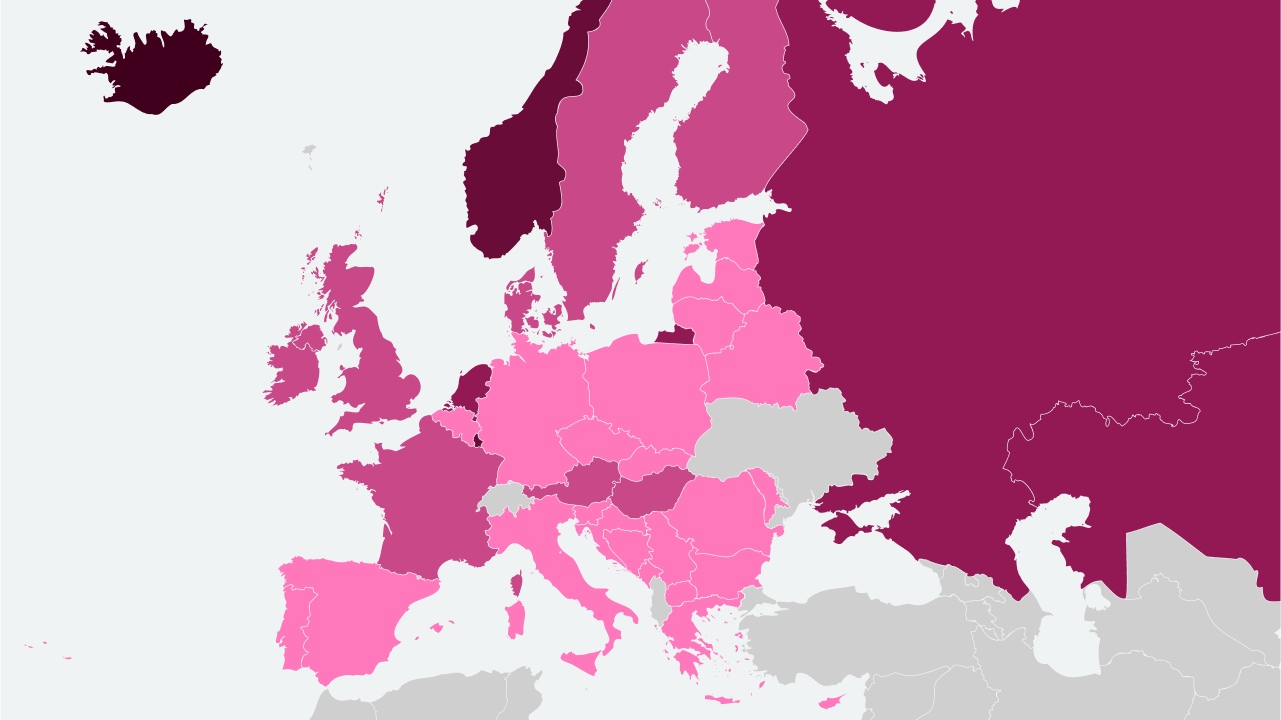 Рейтинг стран Европы по доступности электроэнергии для населения