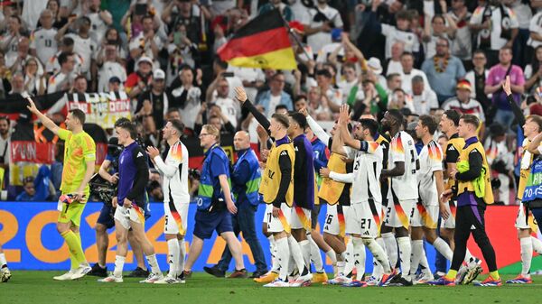 Эпизод матча Германия - Шотландия на Евро-2024