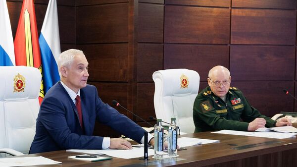 Министр обороны РФ Андрей Белоусов проинспектировал центр управления Сухопутных войск. 17 июня 2024