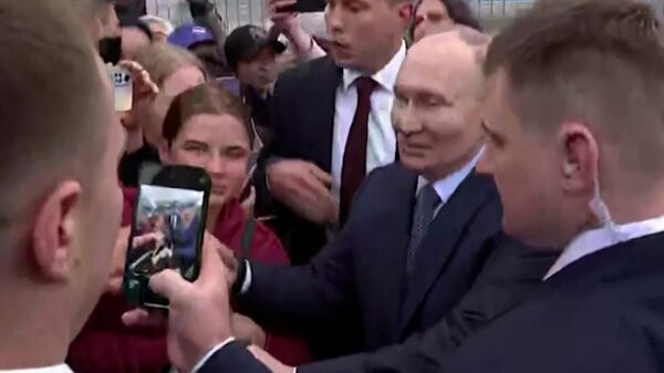 Общение Путина с жителями Якутска
