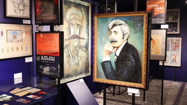 Экспозиция Музея истории театров Дагестана 