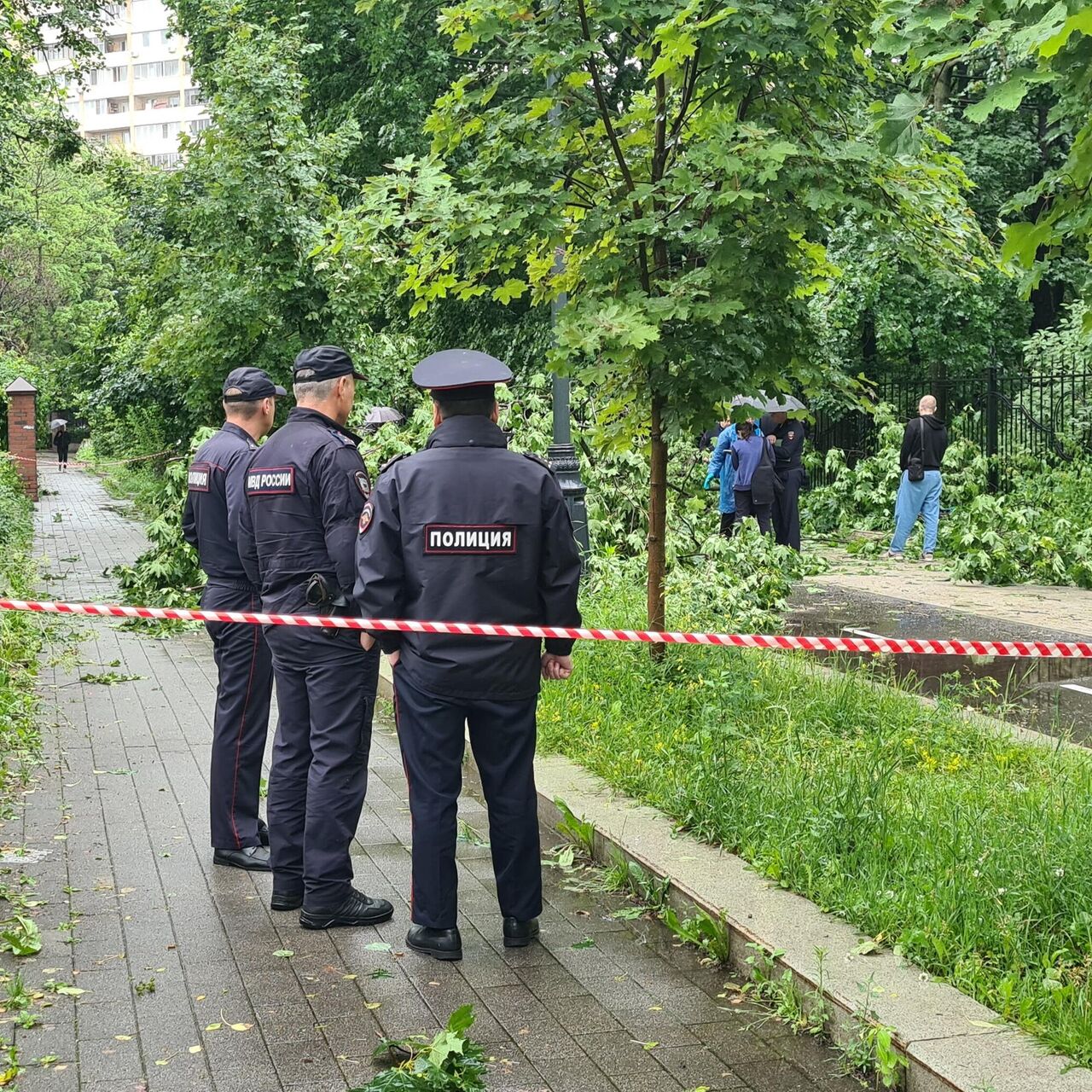 Мужчина погиб при обрушении строительных лесов в центре Москвы - РИА  Новости, 20.06.2024