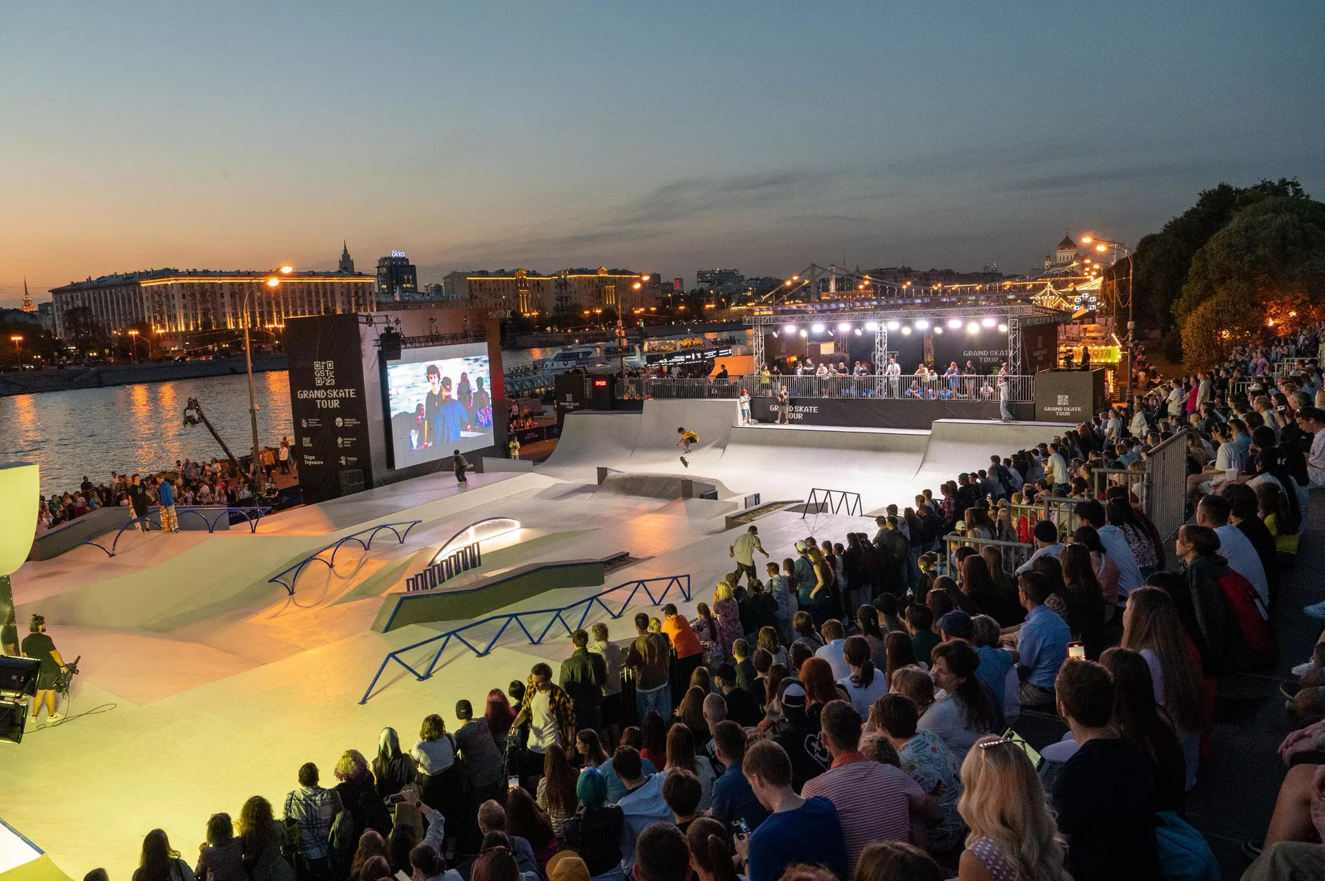 Соревнования по скейтбордингу Grand Skate Tour 2023 в Москве Соревнования по скейтбордингу Grand Skate Tour 2023 в Москве - РИА Новости, 1920, 21.06.2024