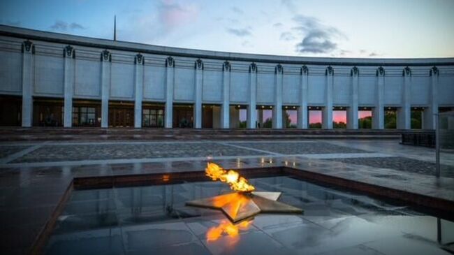Панорама у Музея Победы в Москве
