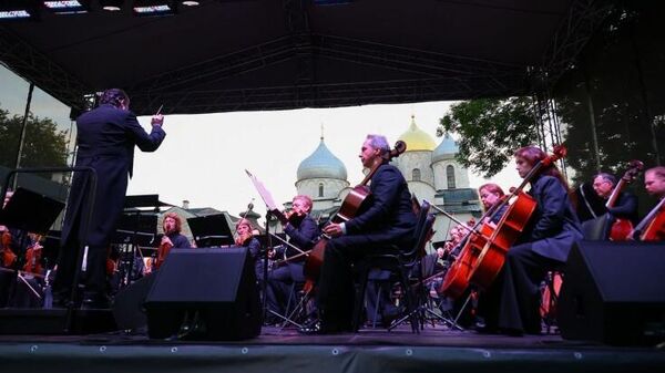 Концерт-реквием, посвящённый всем павшим во время Великой Отечественной войны героям, в Кремле Великого Новгорода. 22 июня 2024