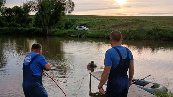 Место происшествия, где в пруду в деревне Асаново Чувашской республики утонул мужчина