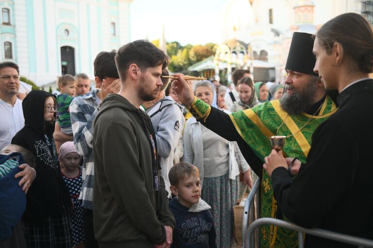 Патриаршее служение в праздник Святой Троицы в Свято-Троицкой Сергиевой лавре