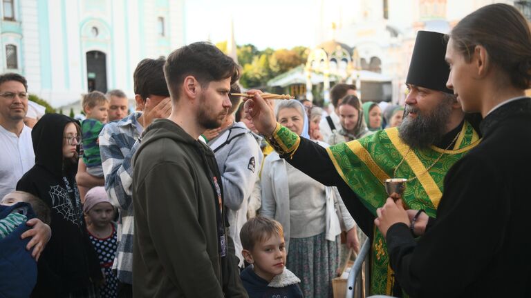 Патриаршее служение в праздник Святой Троицы в Свято-Троицкой Сергиевой лавре