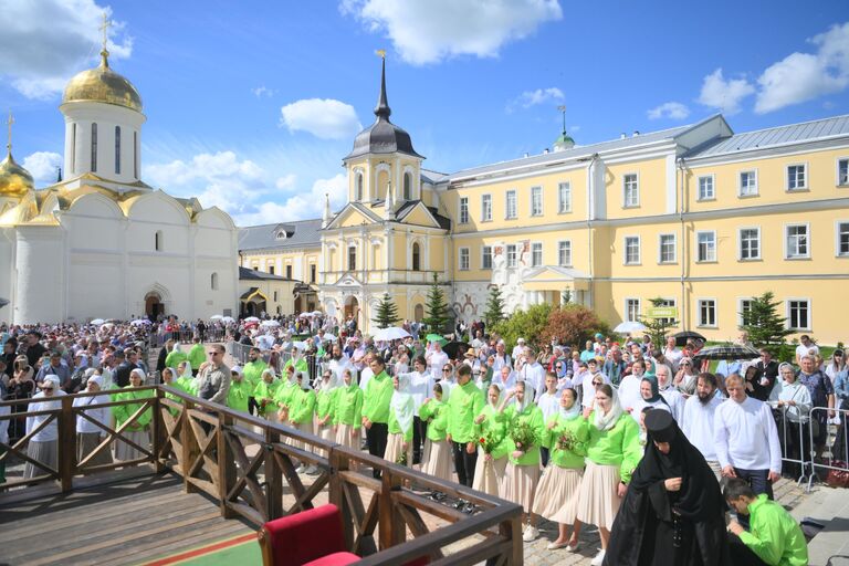 Патриаршее служение в праздник Святой Троицы в Свято-Троицкой Сергиевой лавре