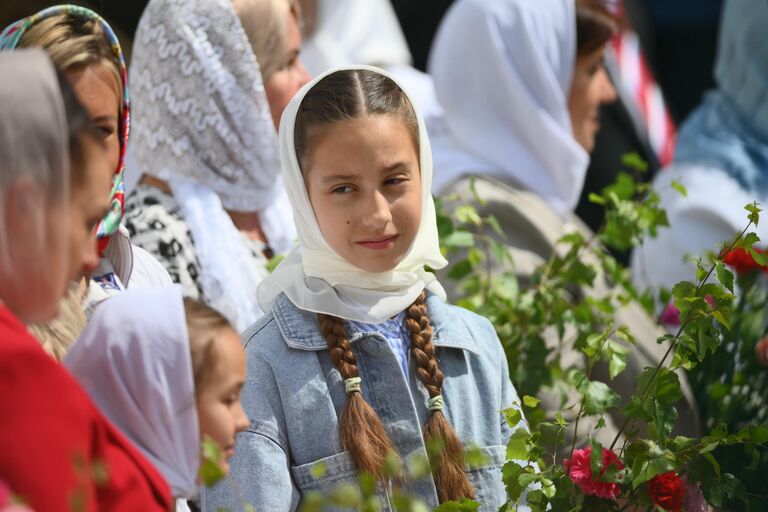 Патриаршее служение в праздник Святой Троицы в Свято-Троицкой Сергиевой лавре