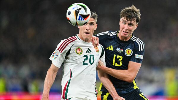 Эпизод матча Шотландия - Венгрия на Евро-2024