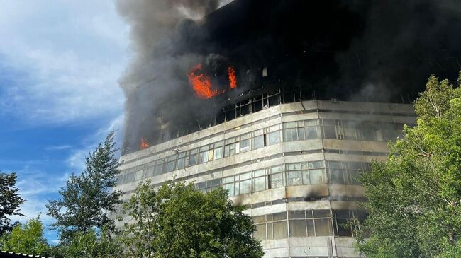 Пожар во Фрязино