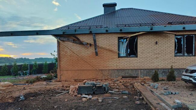 Последствия атаки БПЛА в Яковлевском городском округе Белгородской области. 25 июня 2024