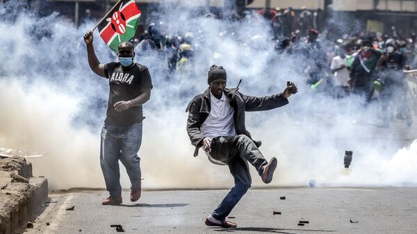 Протесты в Найроби