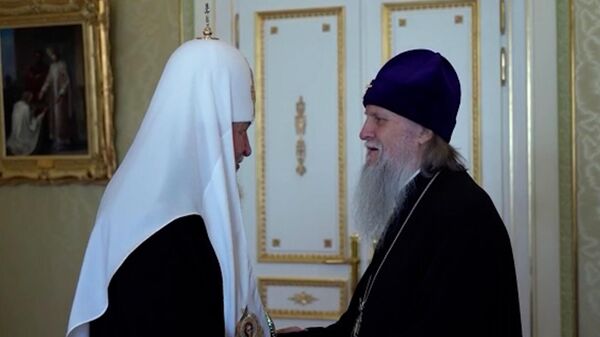 Встреча патриарха Кирилла с осужденным на Украине митрополитом Ионафаном