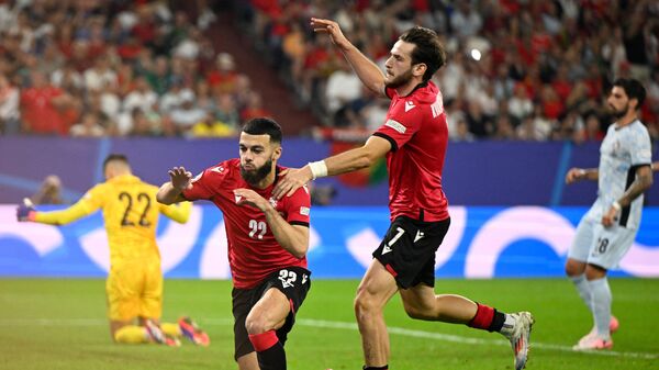 Эпизод матча Евро-2024 Грузия - Португалия