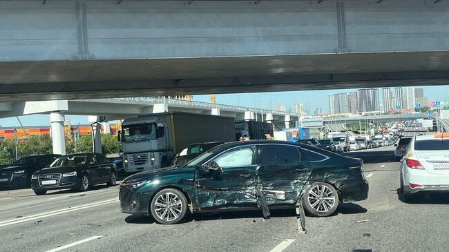 На месте ДТП на Волгоградском проспекте в Москве